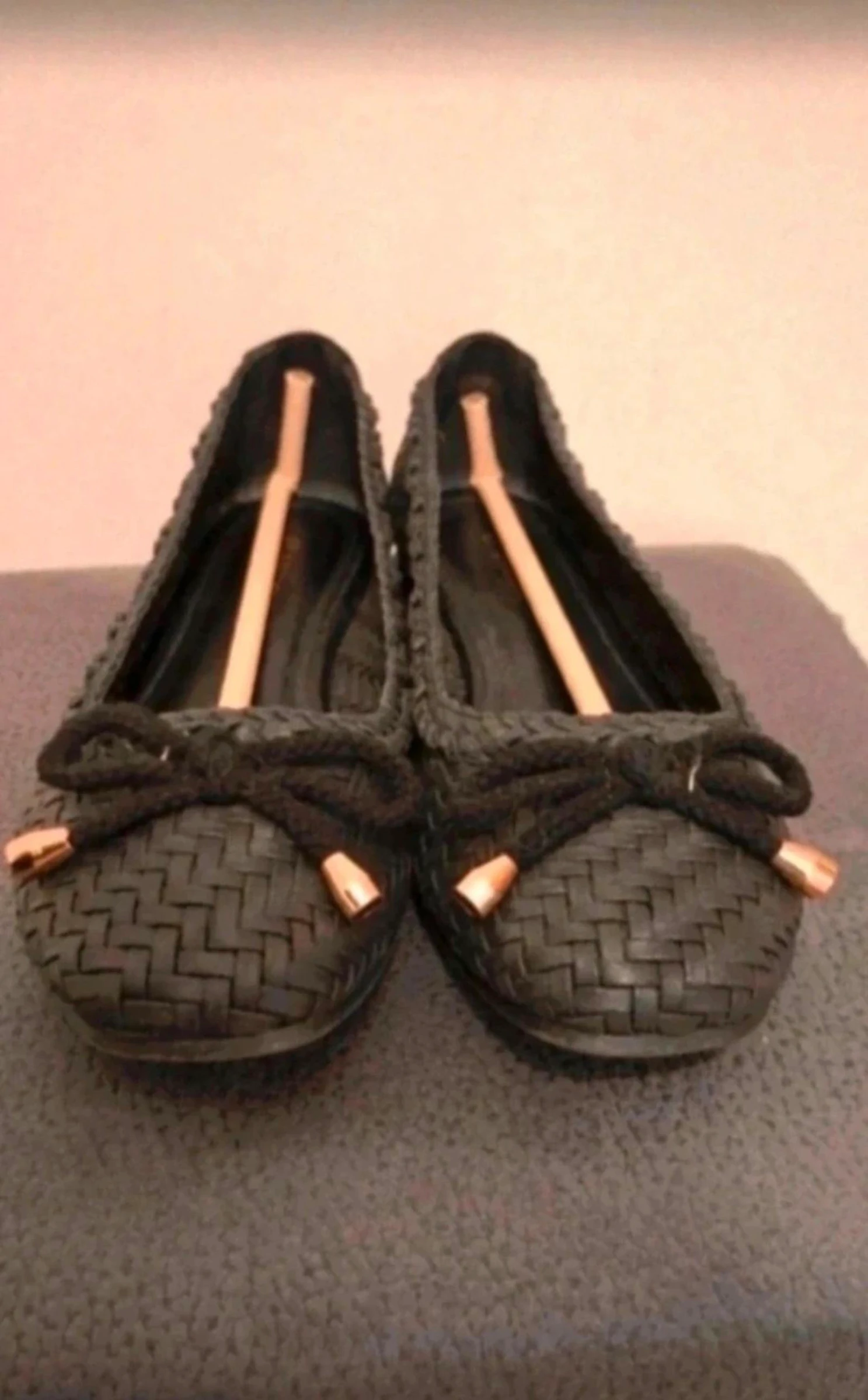 Bailarinas femininas, cor preta, tamanho 37 – photo 4
